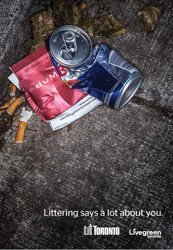 Αφίσα Τορόντο - σκουπίδια